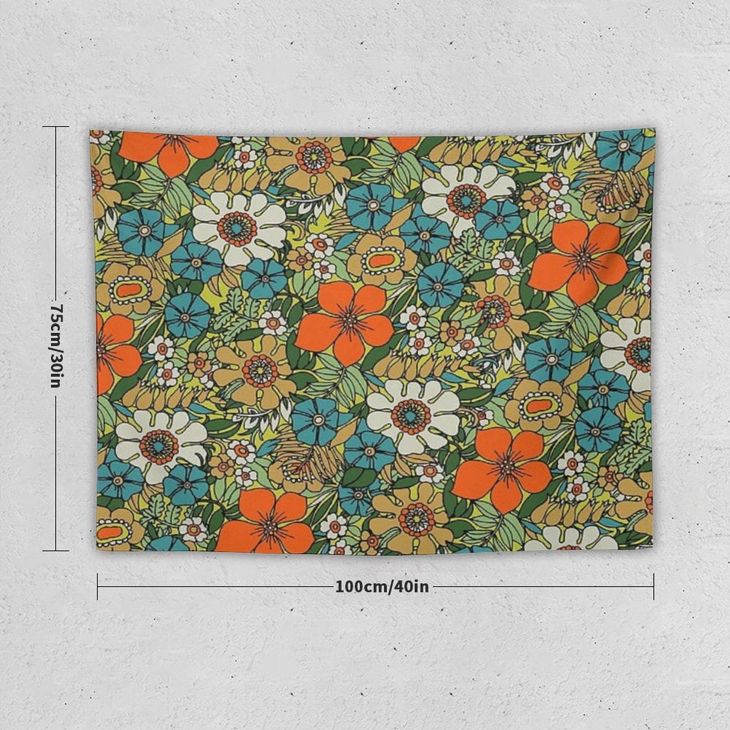 70s Plate Tapestry