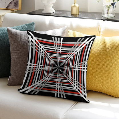 Tesla Plaid Badge Design 8K UHD Soft Shrink-Resistant Throw Pillow
