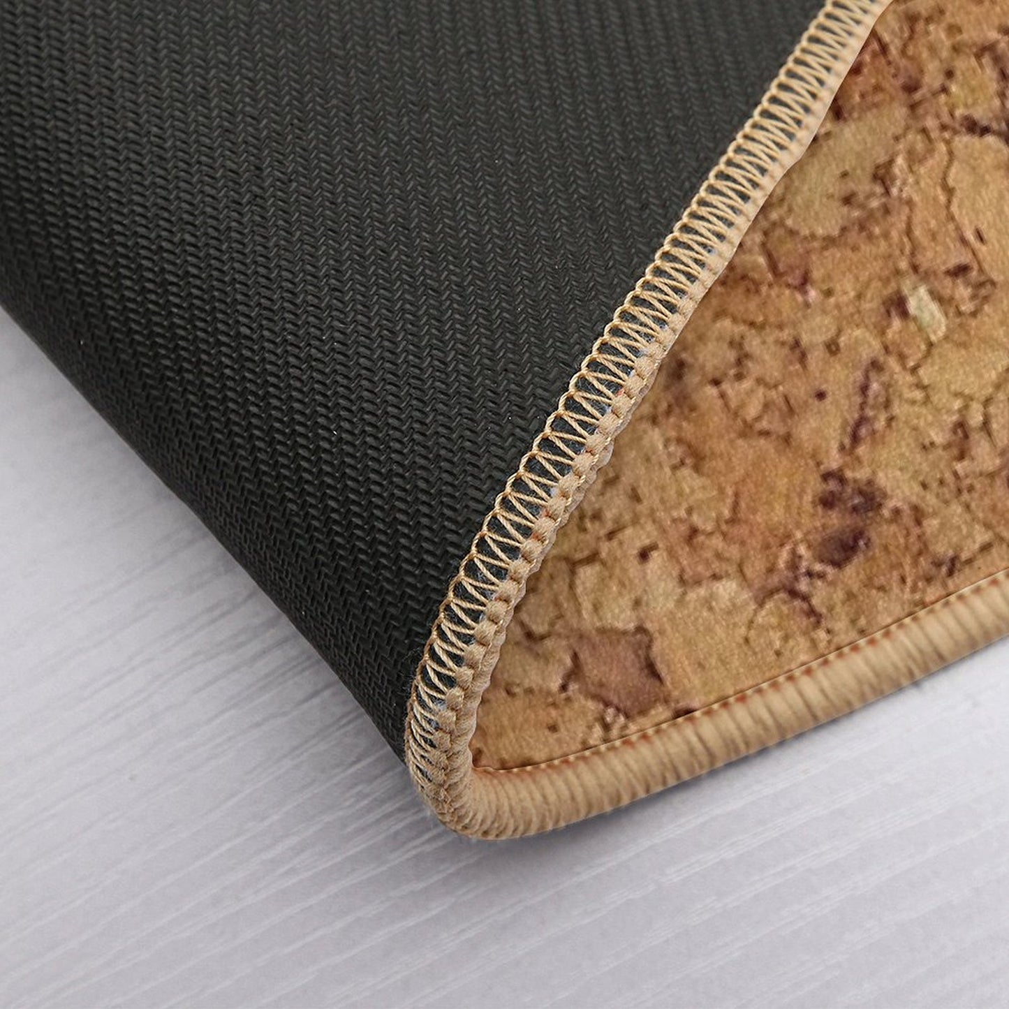 Cork Texture Bath Mat