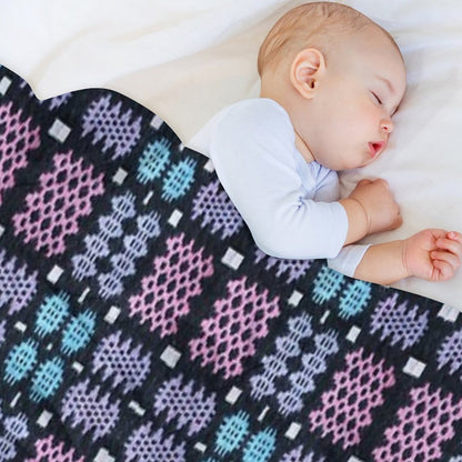 Traditional Woven Welsh Blanket Throw Blanket