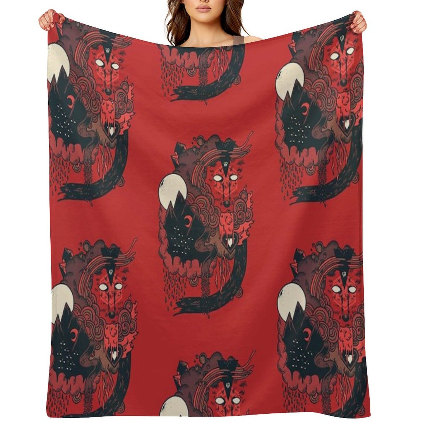 Leader of The Pack Throw Blanket