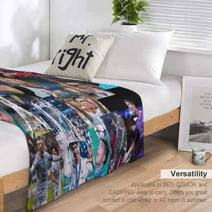 Ronaldo Collage Throw Blanket