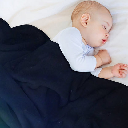 Moose with Northern Lights Throw Blanket