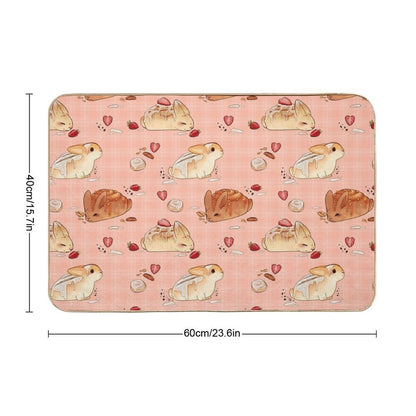 Cinnabunnies- Cinnamon Roll Bunnies Bath Mat