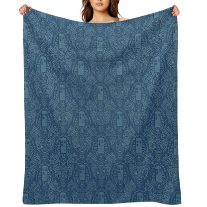 Doctor's Damask Throw Blanket