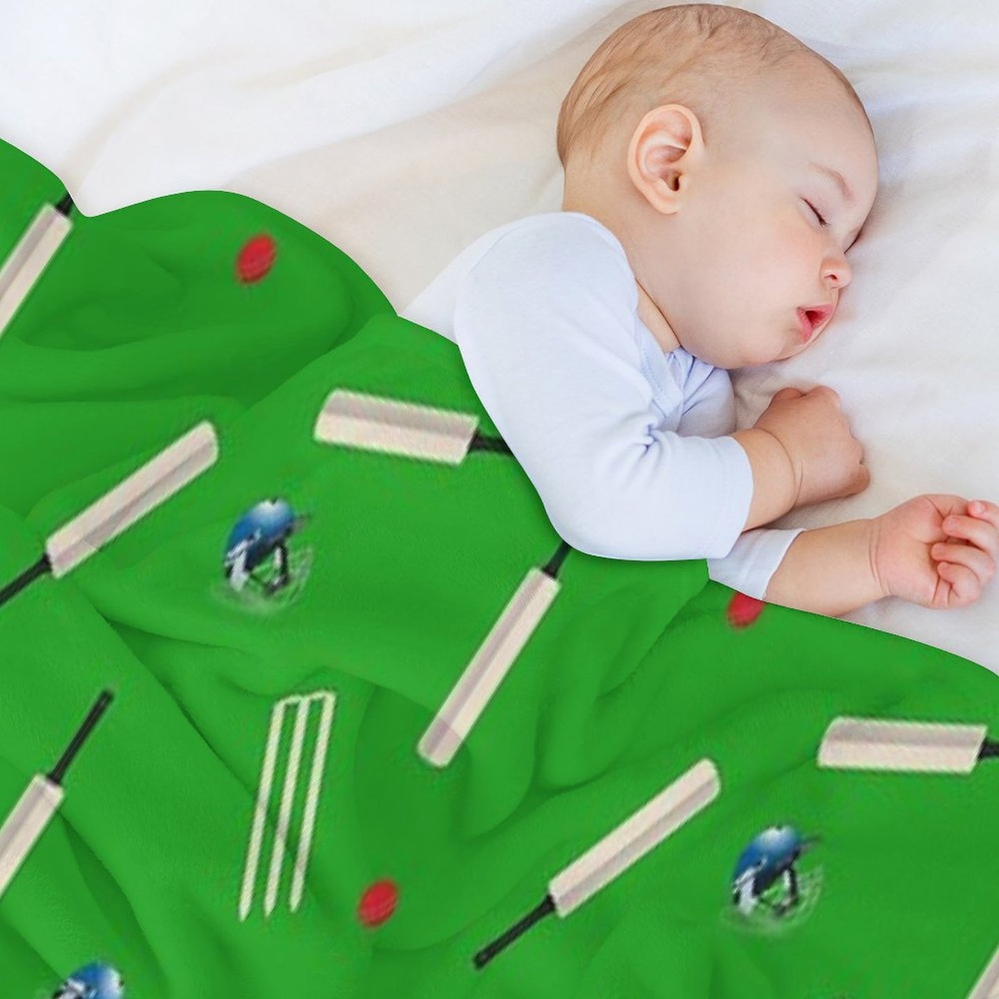 Cricket Pattern Throw Blanket