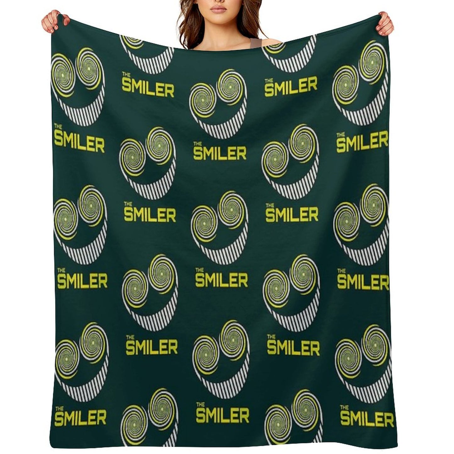 The Smiler Throw Blanket