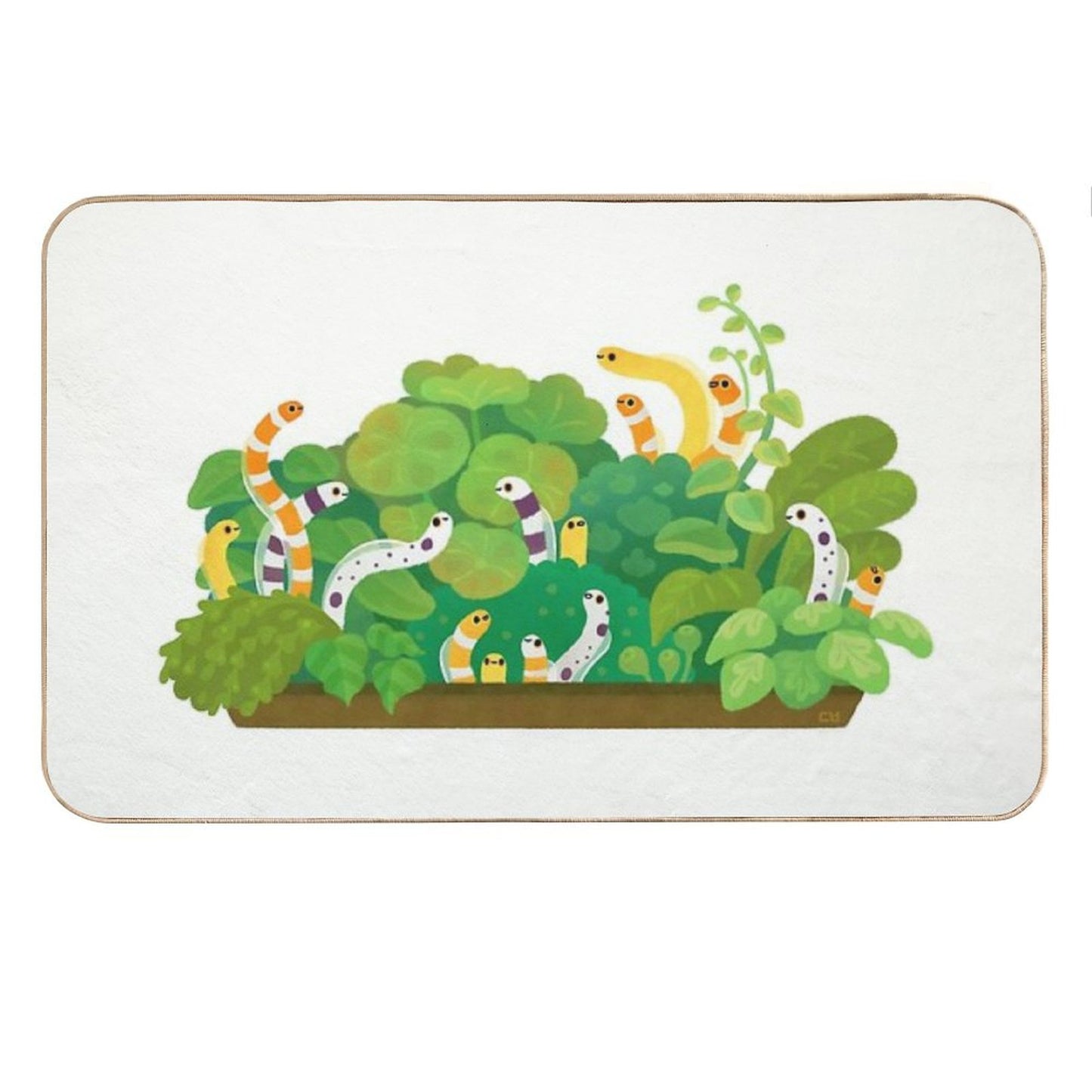 Garden Eel Bath Mat
