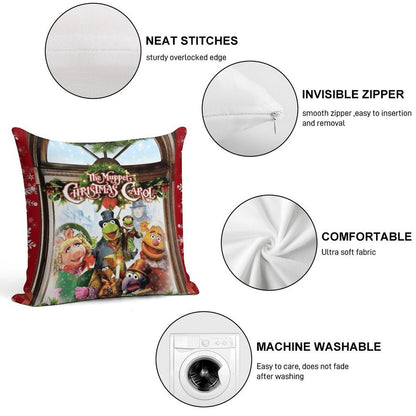 The Muppet Christmas Carol Soft Gift Ready Throw Pillow