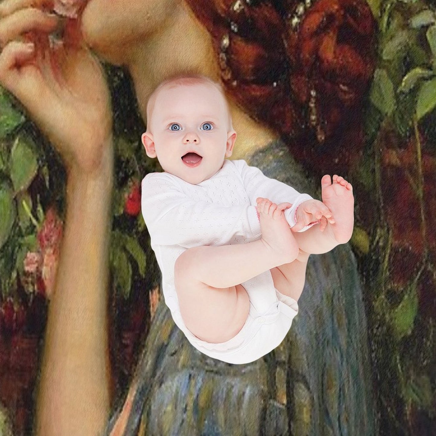 The Soul of The Rose -  John William Waterhouse Throw Blanket