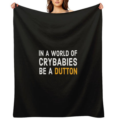 Yellowstone Dutton Ranch Throw Blanket