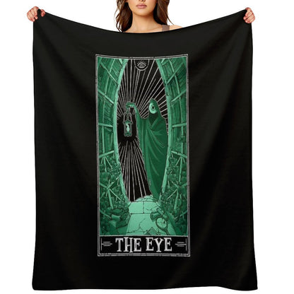 The Eye Tarotesque (Dark) Throw Blanket