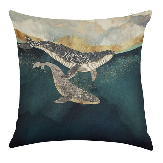 Bond II Linen Throw Pillow Cover