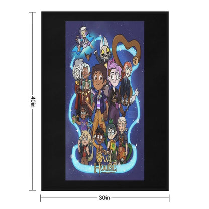 The Owl House Finale Throw Blanket