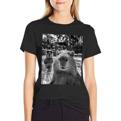 Cool Capybara Selfie T-Shirt