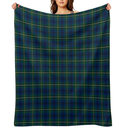Clan Johnstone Tartan Throw Blanket