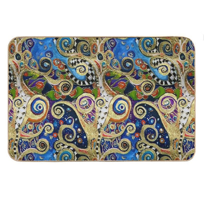 The Changing Seasons of Klimt Bath Mat