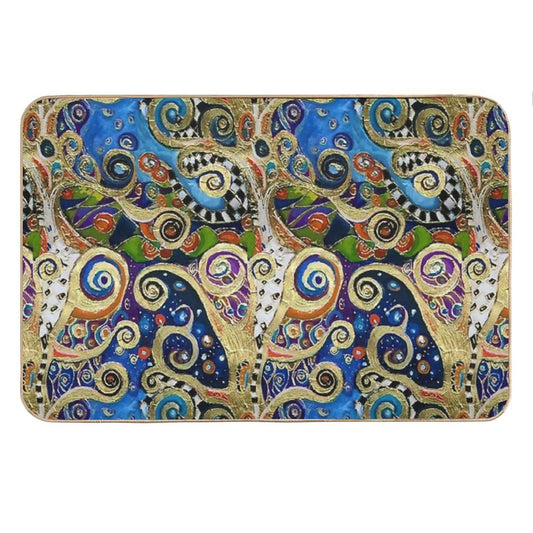 The Changing Seasons of Klimt Bath Mat
