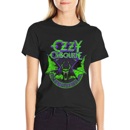 Ozzy Osbourne – Bat Circle Neon V2  Odor-resistant T-Shirt