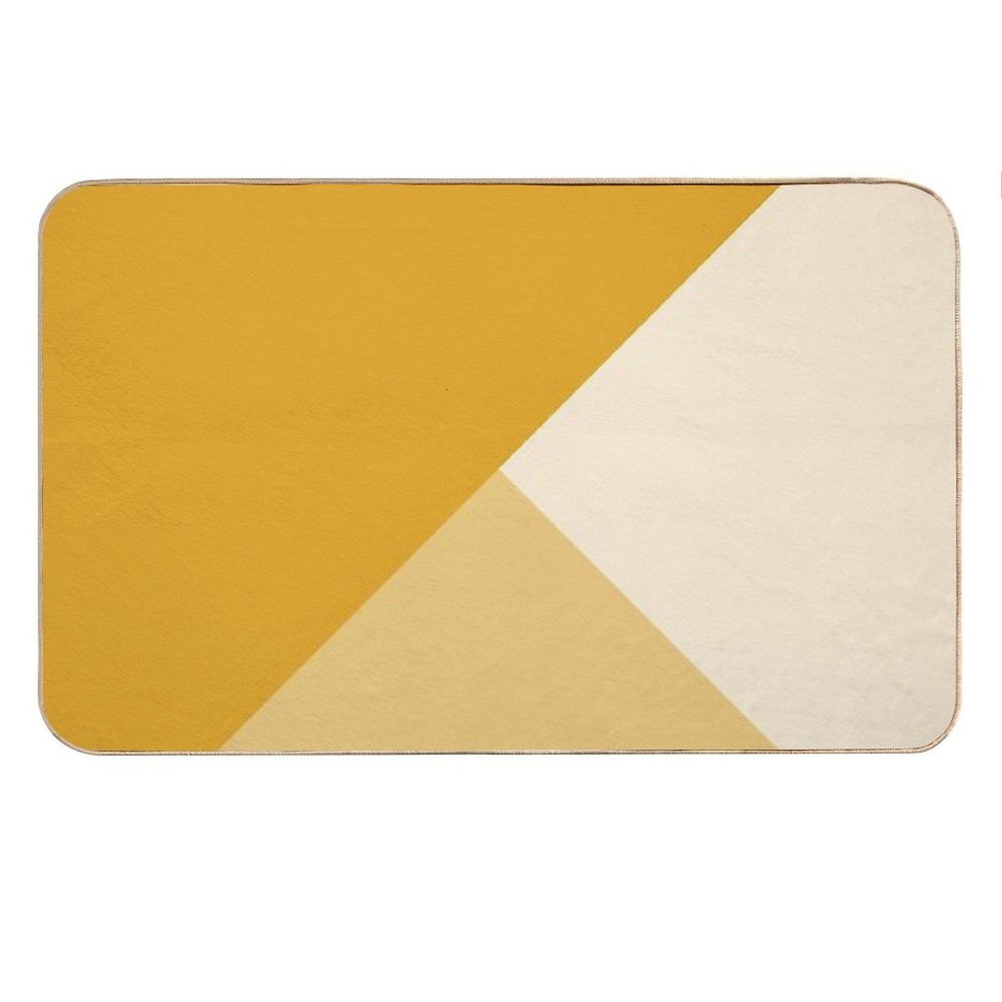 Gradient Geometry - Mustard Bath Mat