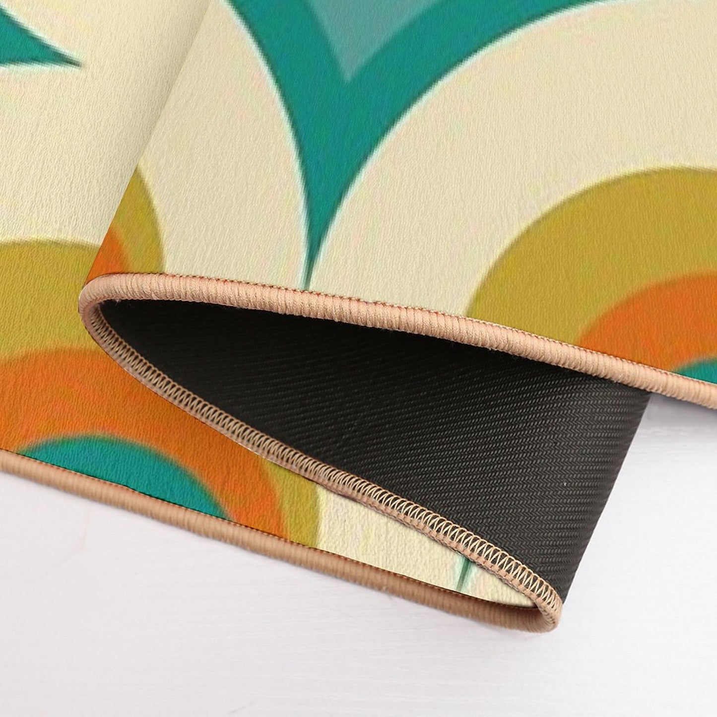 Mid-Century Modern Splash Bath Mat