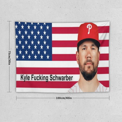 Schwar-merica Tapestry