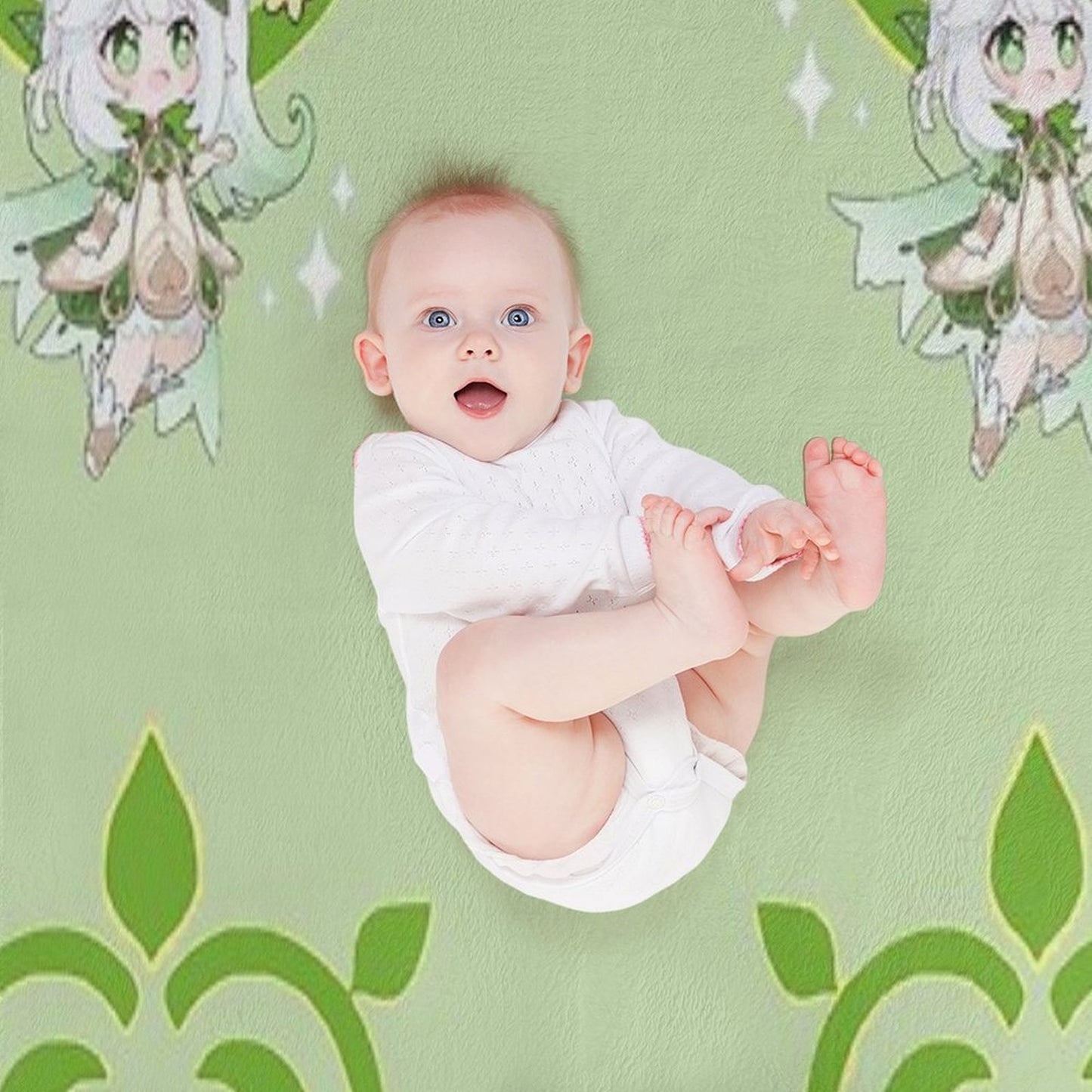 Dendro Archon. Genshin Impact. Nahida Throw Blanket