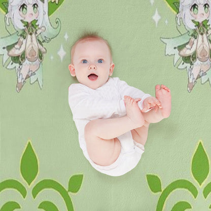 Dendro Archon. Genshin Impact. Nahida Throw Blanket