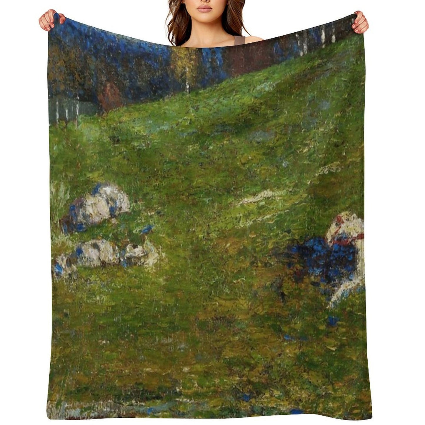 Wassily Kandinsky  The Blue Rider  Der Blaue Reiter Throw Blanket