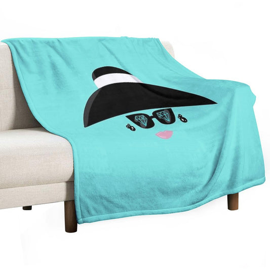 Holly Golightly Big Hat Throw Blanket