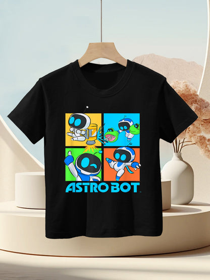Astro Bot Rescue Mission Fighting Pose Video Game Kids T-Shirt