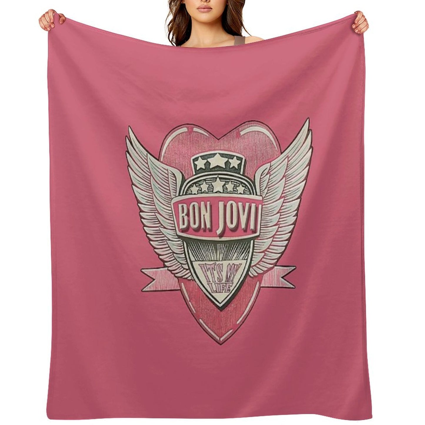 Vintage BJ It's My Life Throw Blanket