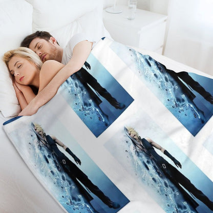 Final Fantasy VII - Sephiroth And Cloud Throw Blanket