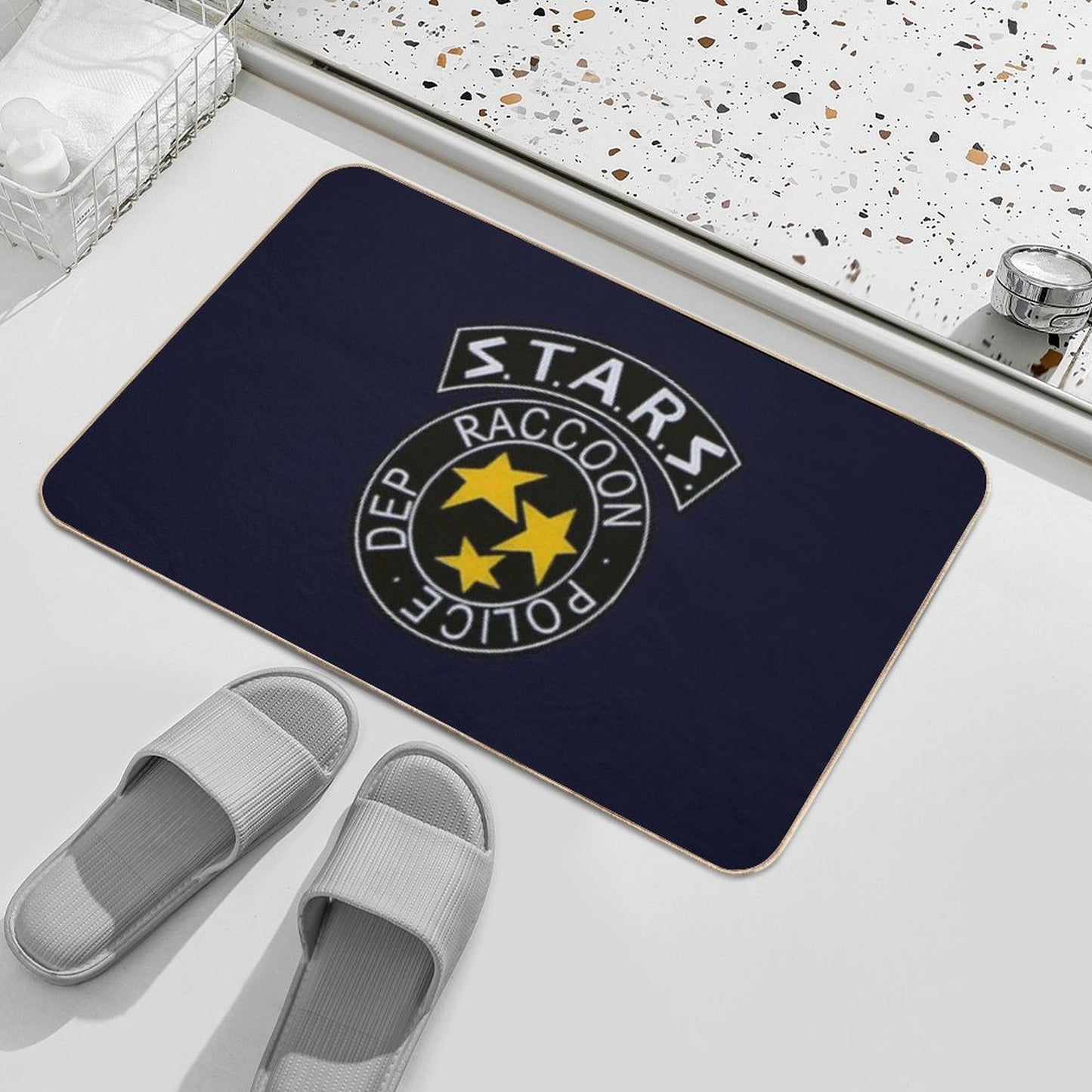 STARS Logo Bath Mat