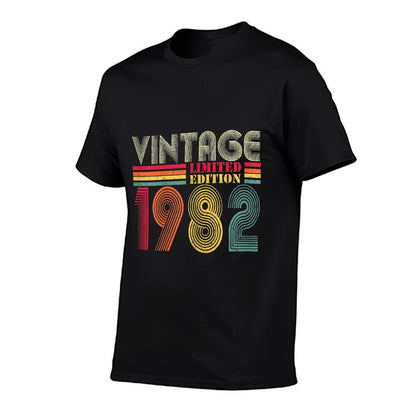 Womens Vintage 1982 40th Birthday Gift Men Women 40 Years Old  Soft T-Shirt