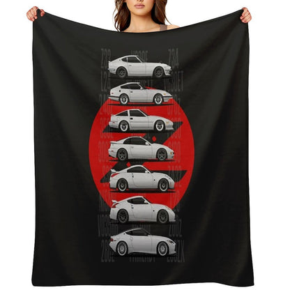 Z Generations (White) Throw Blanket
