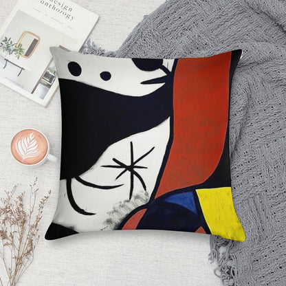Mirò Art 1 Soft Multiple Sizes Throw Pillow