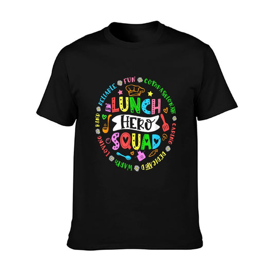 School Lunch Hero Squad Funny Cafeteria Workers T-Shirt