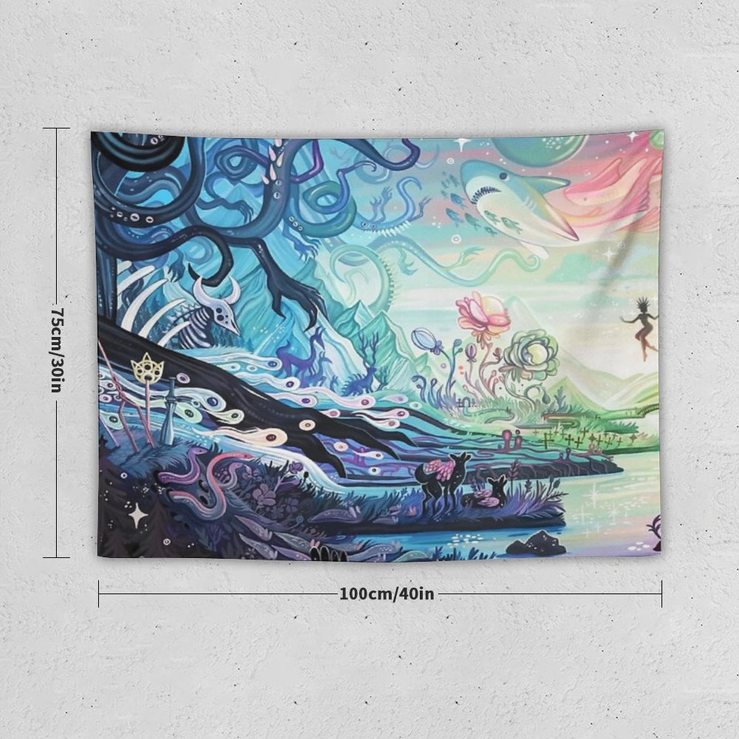 Vivid Dreaming (Left Version) Tapestry