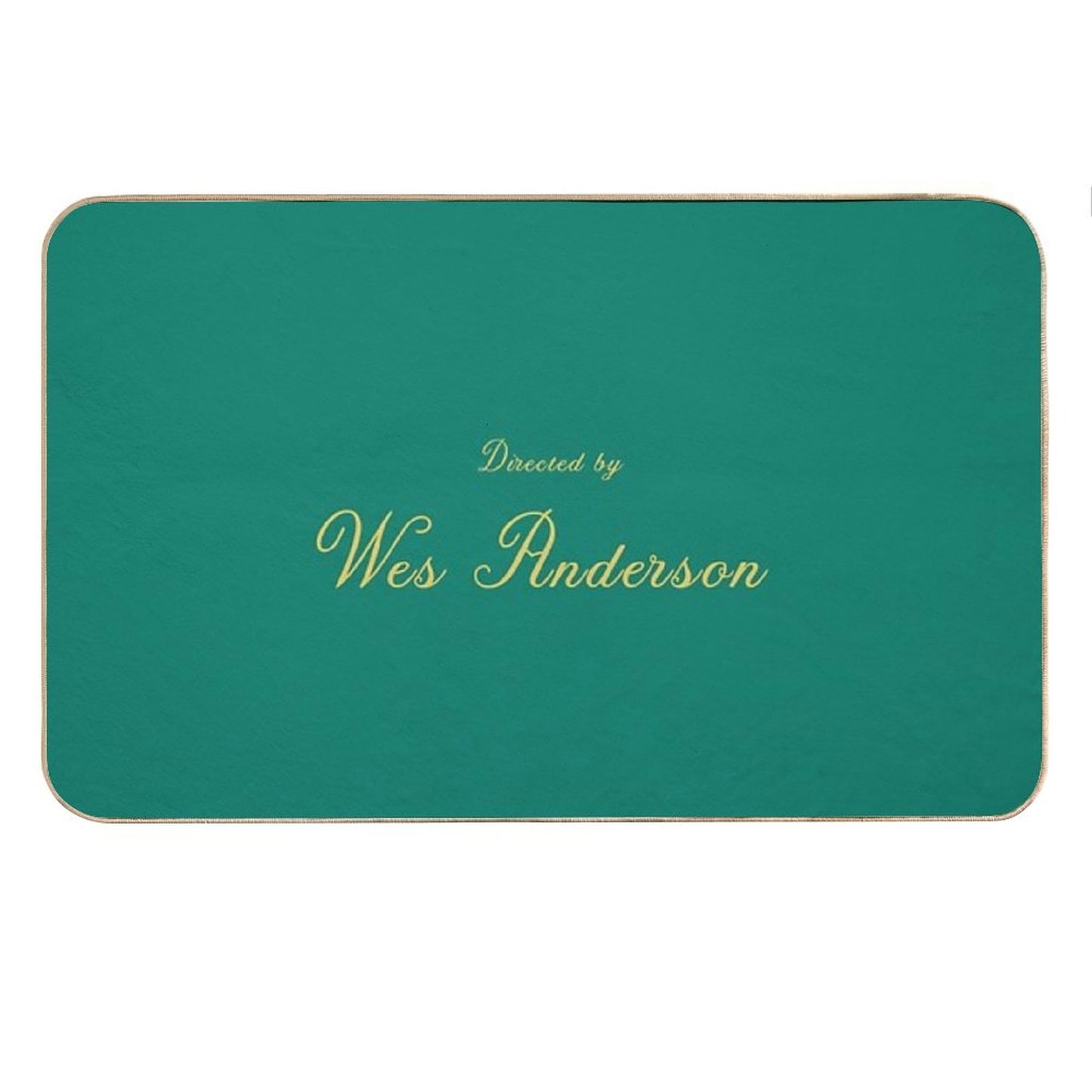 Directed by Wes Anderson, Moonrise Kingdom Yellow Aesthetic Bath Mat