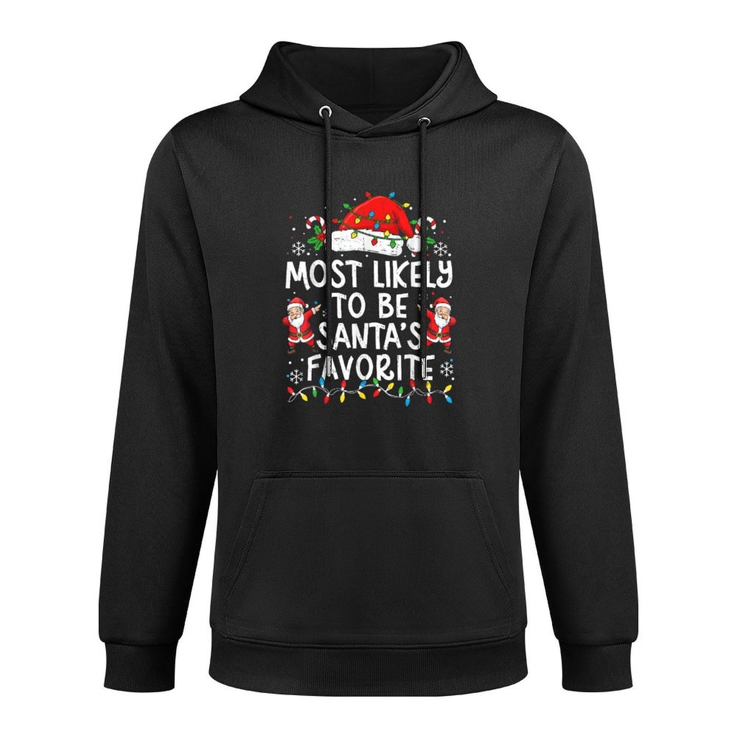 Most Likely to Be Santa’s Favorite Family Matching Christmas Medium-Weight Fabric Hoodie