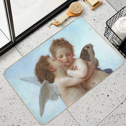 First Kiss Angels Bath Mat