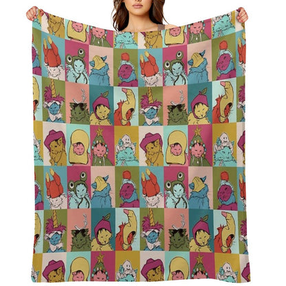 Pot Roast Hats Throw Blanket