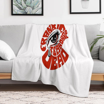 Frankie Teardrop Dead Darren Grealish Artwork Throw Blanket