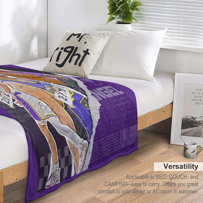 Los Angeles Basketball Squad Design 1 Throw Blanket