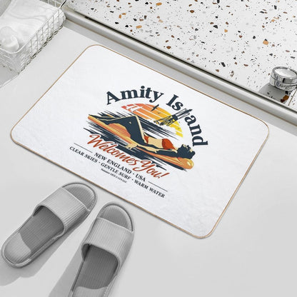 Amity Island Welcomes You Bath Mat