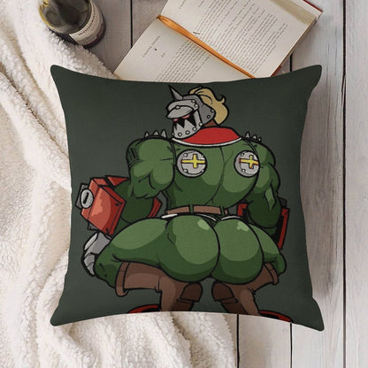 Potemkin Culo Linen Throw Pillow Cover