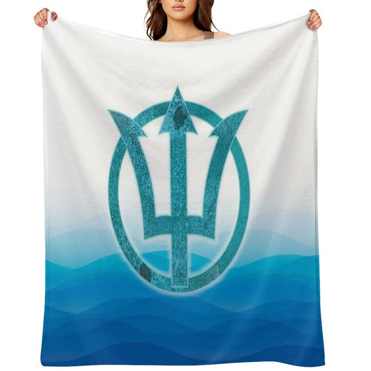Poseidon Throw Blanket