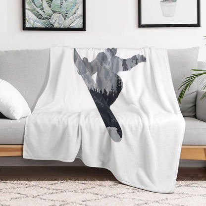 Snowboard Exposure SP  DopeyArt Throw Blanket