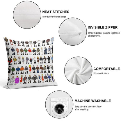 Columbo - The Murderers Soft Reinforced Edging Throw Pillow